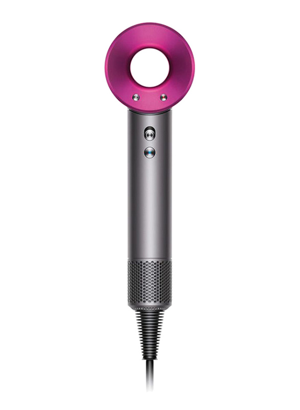 Dyson Supersonic Hair Dryer with Special Edition Case, 1600W, Iron/Fuchsia