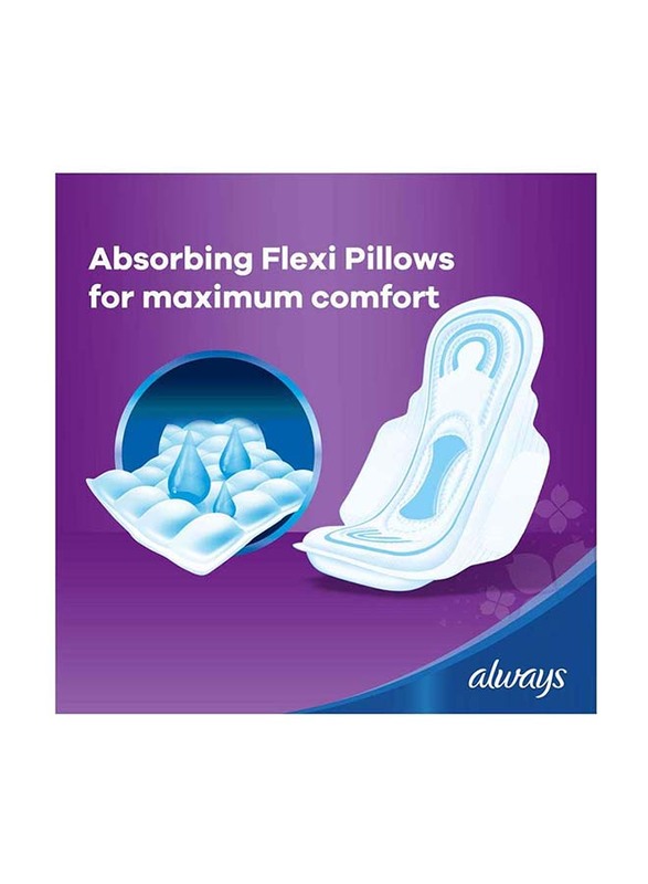 Always Maxi Thick Clean & Dry Sanitary Pads, Large, 60 Pads