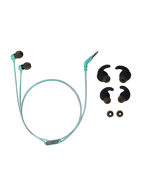 JBL Reflect Mini Lightest 3.5 mm Jack In-Ear Sport Noise Cancelling Headphone with Mic, Green