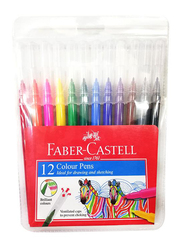 Faber-Castell 12-Piece Color Sketch Pen Set, Multicolor