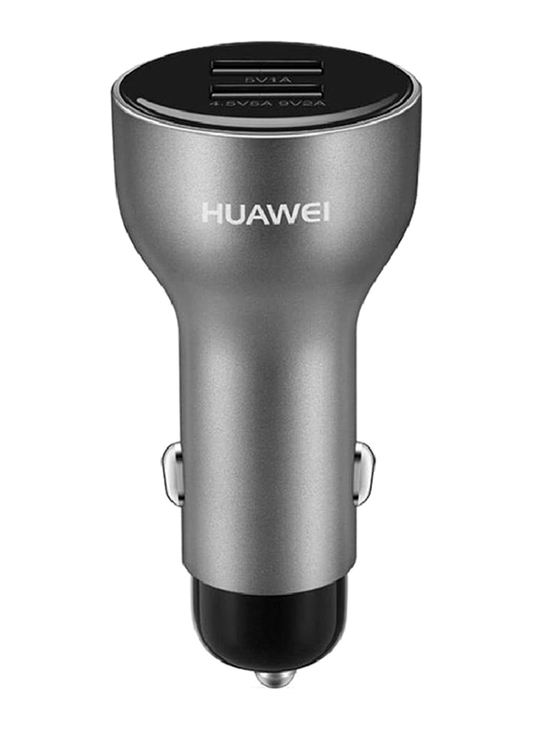 Huawei Super Car Charger, 5A Dual Port with USB Type C Cable, Black