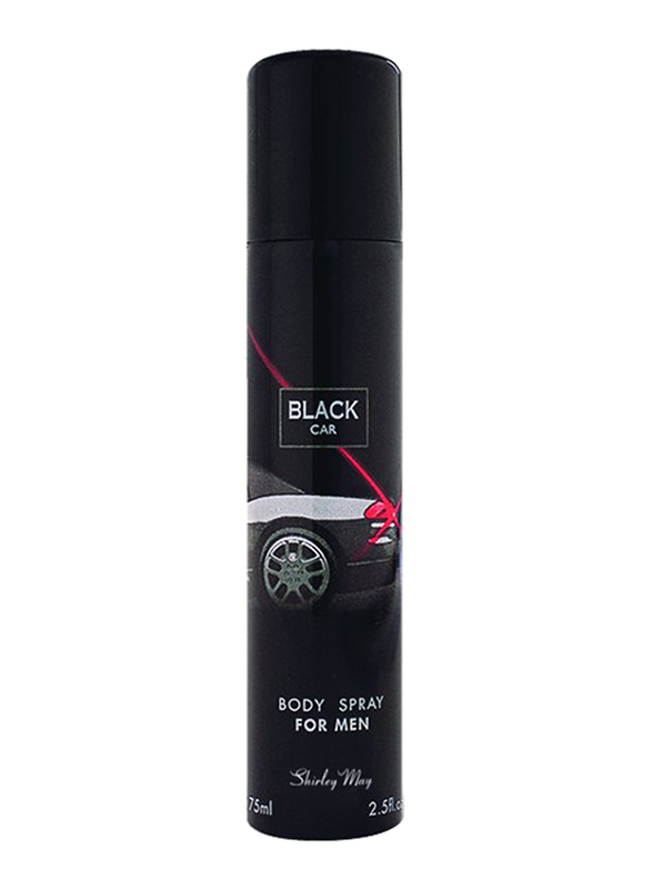 Shirley May Black Car Deodorant Spray for Men, 75ml