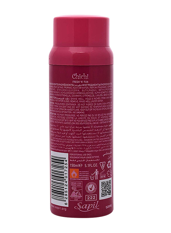 Sapil Chichi Perfumed Deodorant for Women, 150ml