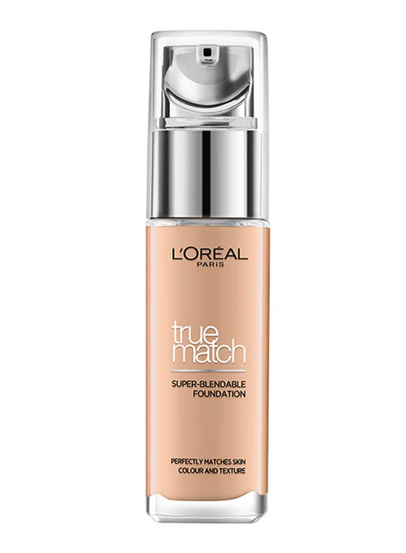 L'Oreal Paris True Match Liquid Face Foundation, 30ml, Honey 6N, Beige
