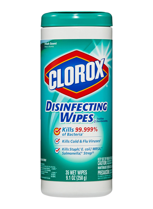 Clorox Disinfecting Fresh Scent Cleaning Wipes, Bleach Free, 35 Wipes