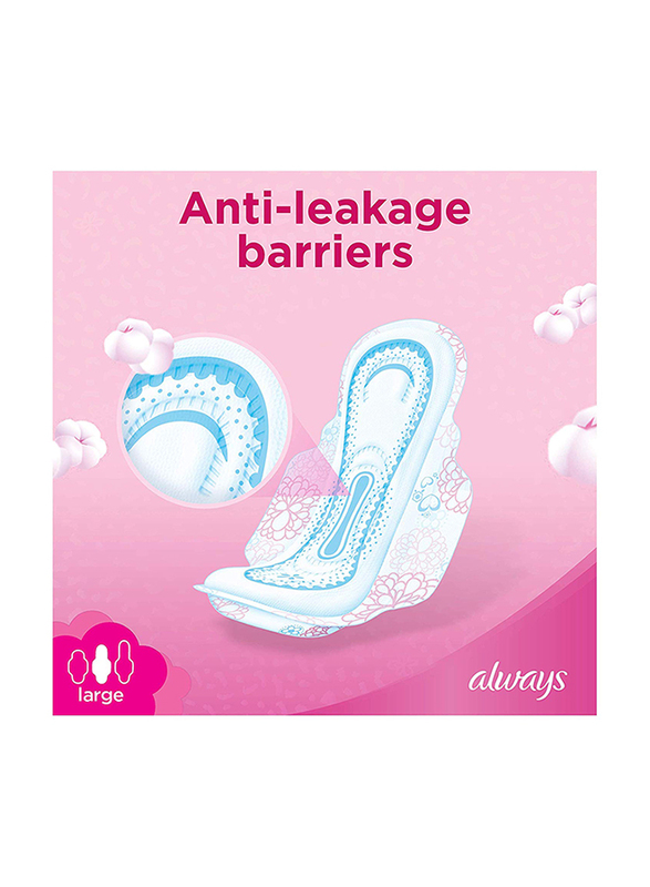 Always Maxi Thick Cotton Soft Sanitary Pads, Large, 60 Pads