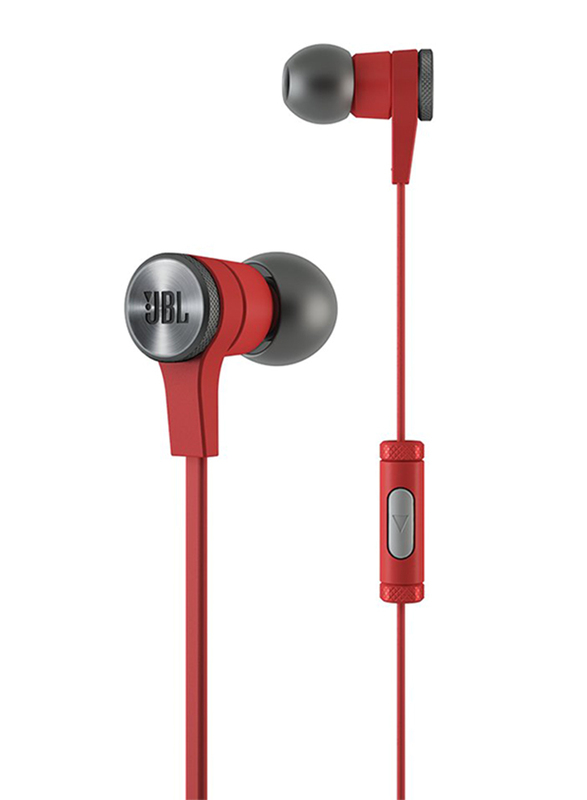 JBL Synchros E10 3.5 mm Jack In-Ear Stereo Headphones with Mic, Red