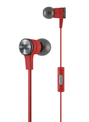 JBL Synchros E10 3.5 mm Jack In-Ear Stereo Headphones with Mic, Red