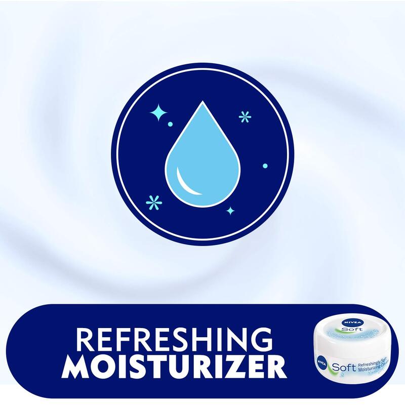 Nivea Refreshingly Soft Moisturizing Cream, 200ml