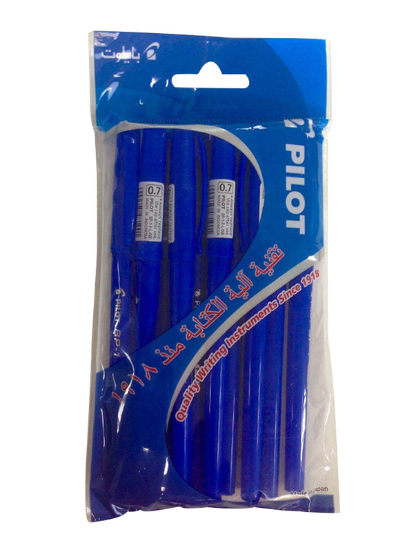 Pilot 10-Piece Ballpoint Pens Set, 0.7mm, Blue