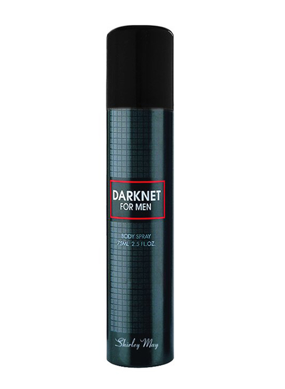 Shirley May Darknet Deodorant Spray for Men, 75ml