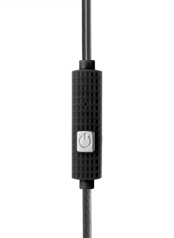 Kin Kyn K-28 3.5mm Jack In-Ear Headphones with Mic, Black