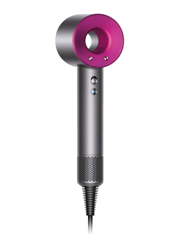 Dyson Supersonic Hair Dryer with Special Edition Case, 1600W, Iron/Fuchsia