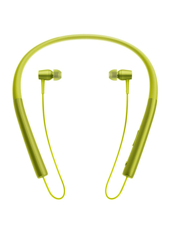 Sony H.ear In Wireless Neckband Stereo Headphones with Mic, MDR-EX750BT/Y, Lime Yellow