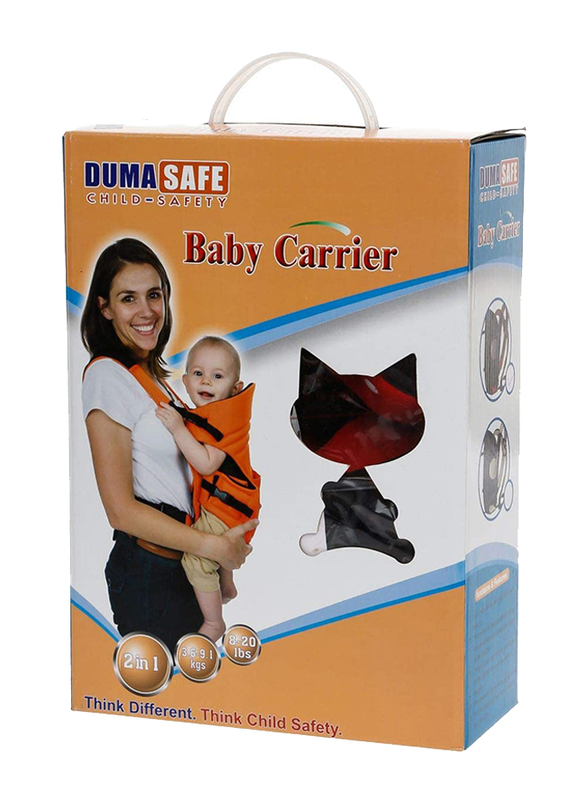 Dumasafe 2 in 1 Baby Carrier, Black/White