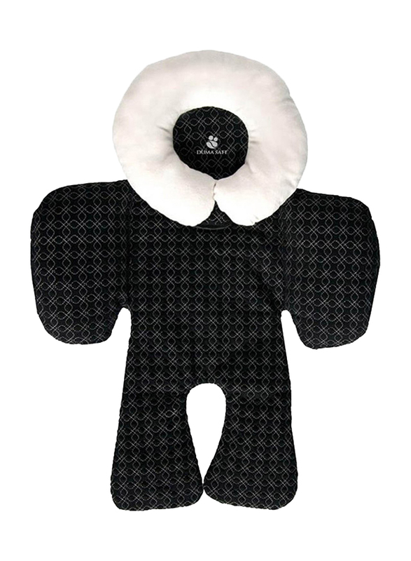 

Duma Safe Car Seat Comforter for New Born, Black/White