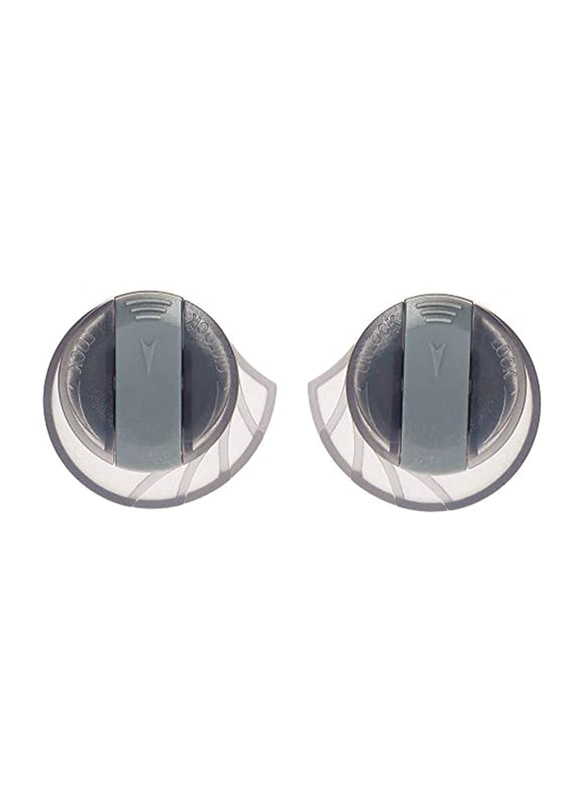 Duma Safe Oven Knob Lock, 2 Pieces, White