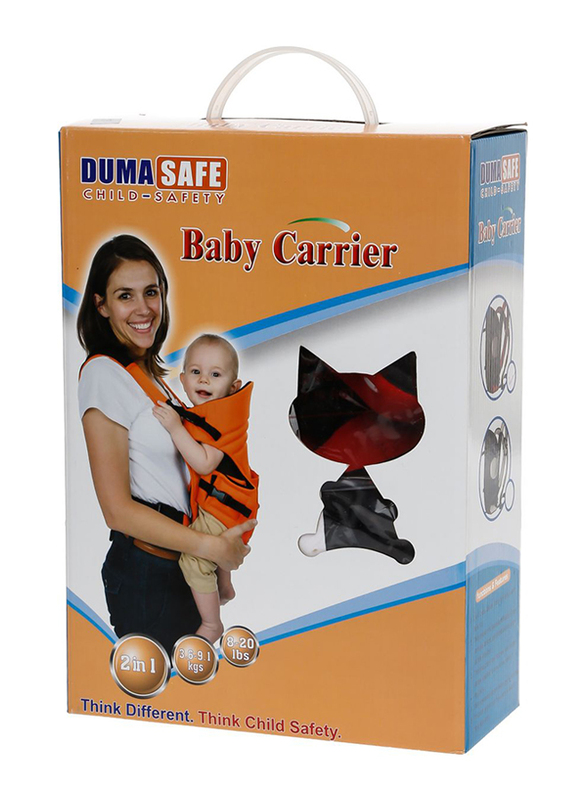 Duma Safe 2 in 1 Baby Carrier, Red/Black