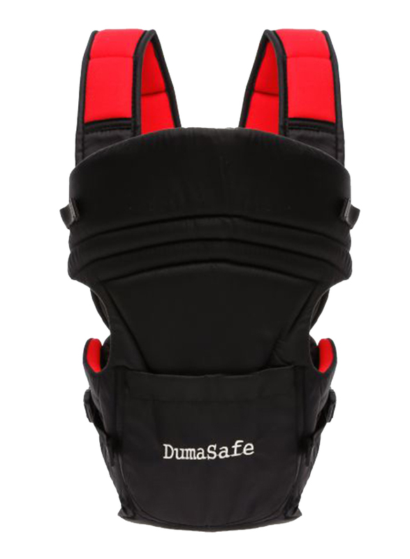 Dumasafe 2 in 1 Baby Carrier, Black/Red