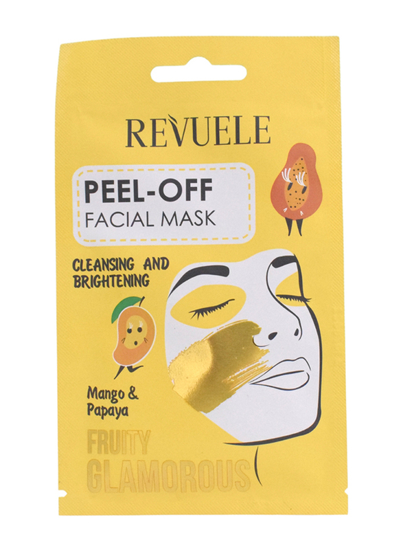 

Revuele Fruity Glamorous Peel-Off Facial Mask with Mango & Papaya, 15ml