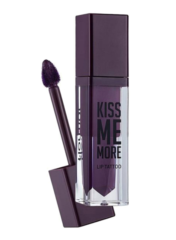 Flormar Kiss Me More Lip Tattoo Liquid Lipstick, 7.5ml, 15 Violetta, Purple