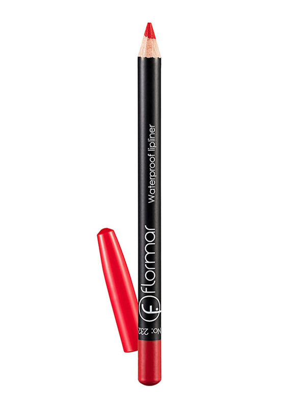 Flormar Waterproof Lipliner Pencil, 232 Passionate Red