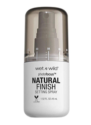 Wet N Wild Photo Focus Natural Finish Setting Spray, 45ml, Seal The Deal, Clear