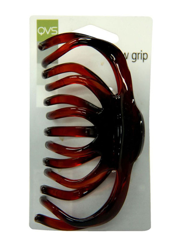 

QVS Hair Claw Grip, Brown