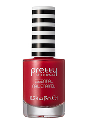 Pretty By Flormar Essential Nail Enamel, 9ml, 013 Party Red