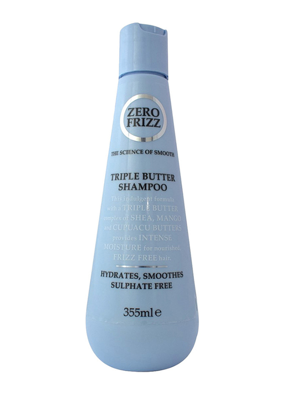 Zero Frizz Triple Butter Shampoo, 355ml