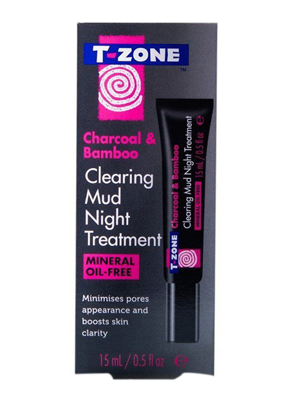 T Zone Charcoal Bamboo Clearing Mud Night Treatment 15ml Dubaistore Com Dubai