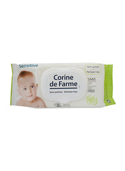 Corine De Farme 56 Sachets Sensitive Baby Wipes with lid for Kids