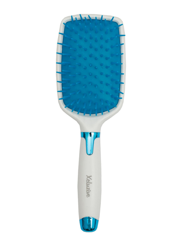 

Xcluzive Premium Paddle Brush, Blue/White