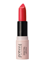 Pretty By Flormar Essential Lipstick, 4gm, 021 Hot Coral, Red