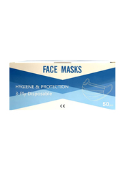 Eco Fresh 3 Ply Disposable Face Mask, 50-Pieces