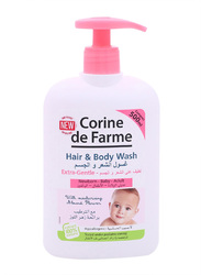 Corine De Farme 500ml Baby Hair & Body Wash Cleanser with Extra Gentle for Kids