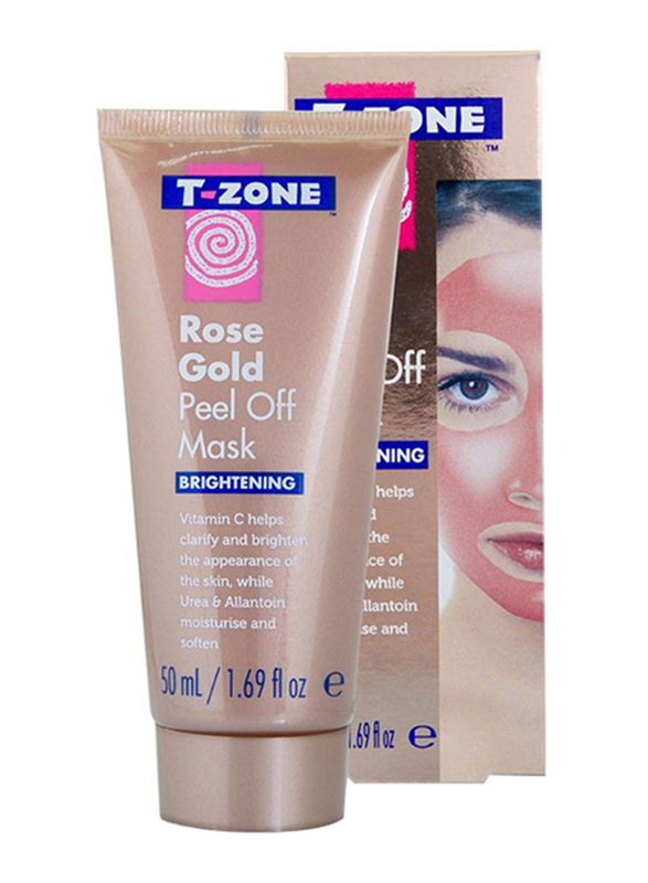 T-Zone Rose Gold Peel Off Mask Brightening, 50ml