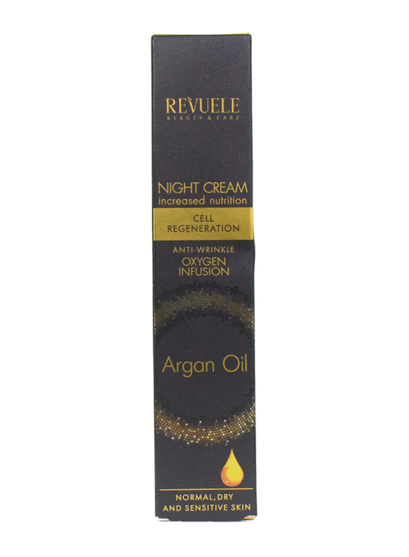 

Revuele Argan Oil Moisturizing Anti-Wrinkle Oxygen Infusion Night Cream, 50ml