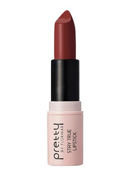Pretty By Flormar Stay True Lipstick, 4gm, 018 Dark Berry, Brown