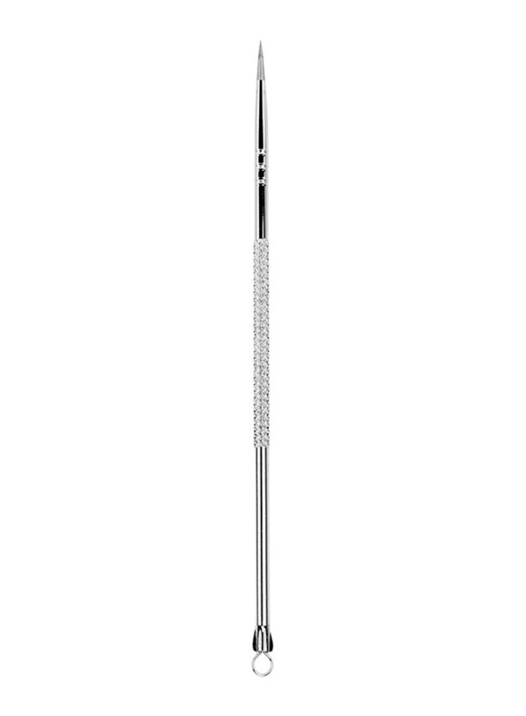 QVS Stainless Steel Blackhead Remover for Women, Silver