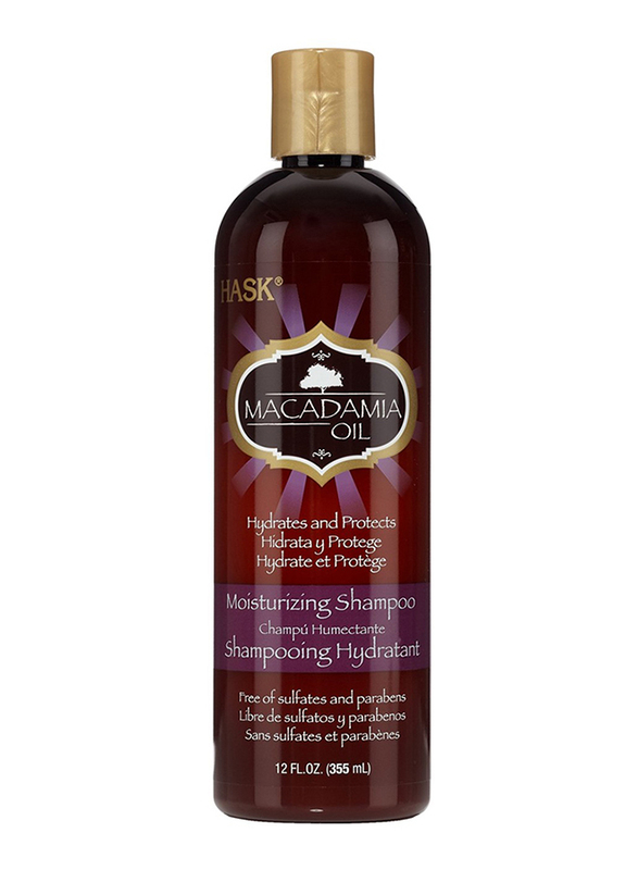 Hask Macadamia Oil Moisturizing Shampoo, 355ml