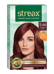 Streax Cream Hair Color, Cinnamon Red, 120ml  - Dubai