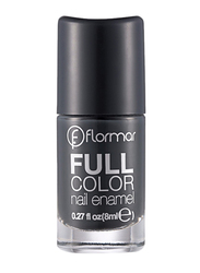 Flormar Full Color Nail Enamel, 8ml, Fc30 New Rock, Black