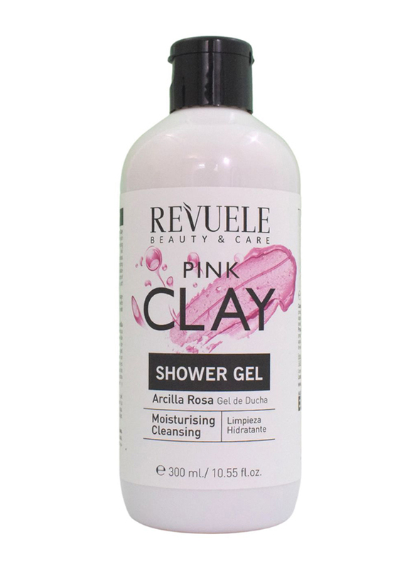 

Revuele Moisturising Cleansing Clay Shower Gel, Pink, 300ml