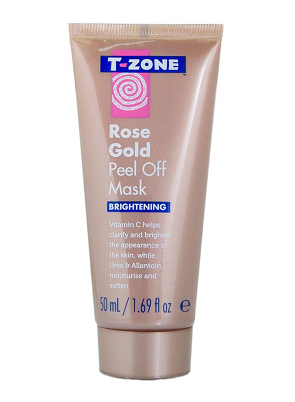 T-Zone Rose Gold Peel Off Mask Brightening, 50ml