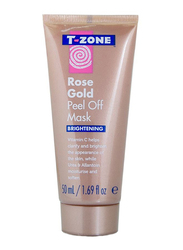 T-Zone Rose Gold Peel Off Mask Brightening, 50ml