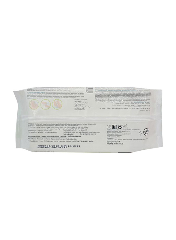 Corine De Farme 56 Sachets Sensitive Baby Wipes with lid for Kids