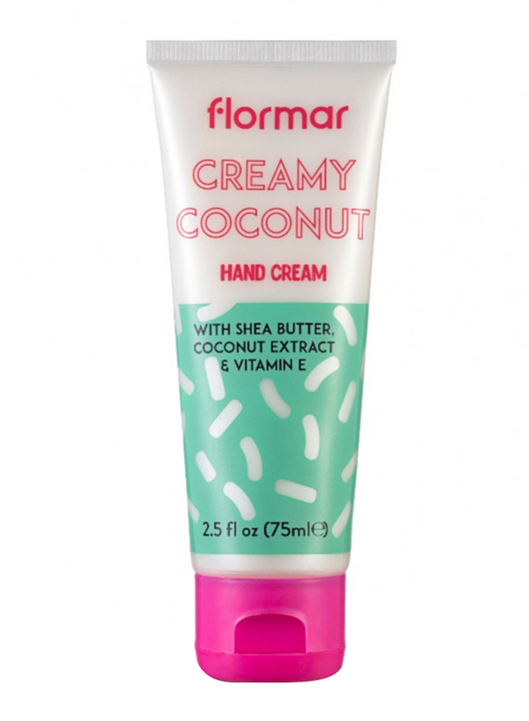 

Flormar Bath & Body Collection Hand Cream, 02 Creamy Coconut, 75ml
