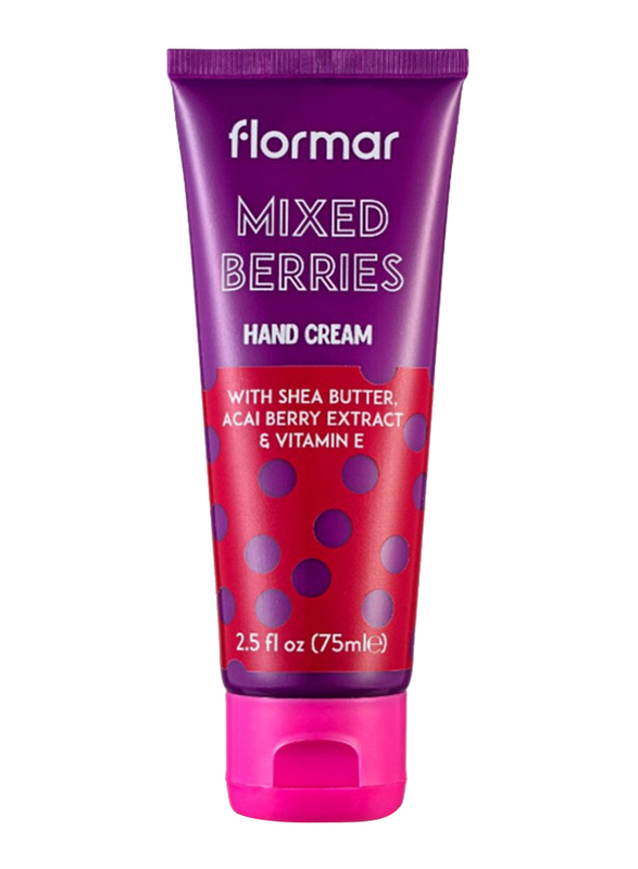 Flormar Bath & Body Collection Hand Cream, 01 Mixed Berries, 75ml