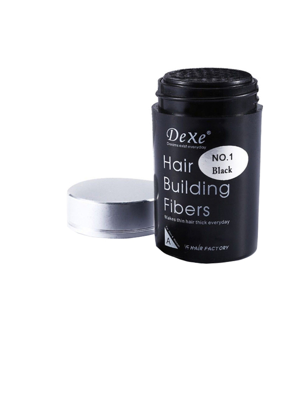 Dexe Hair Building Fiber, Black, 22gm  - Dubai